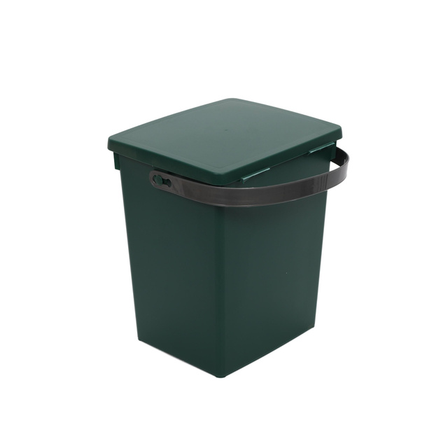 Recipient pentru deșeuri organice cu logo BIO, cu mânere, 5 l