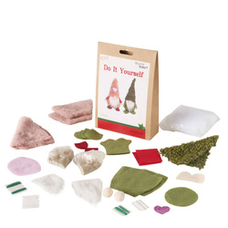 Set DIY pentru crearea de decorațiuni, 2 gnomi, 22 cm