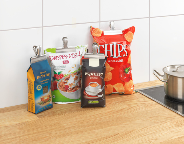 Set cleme de bucatarie din inox, 10 buc.