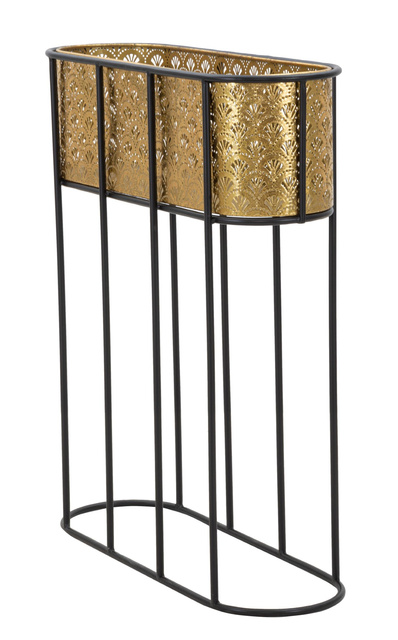 Suport pentru ghiveci, dantela metalica, inaltime 70 cm