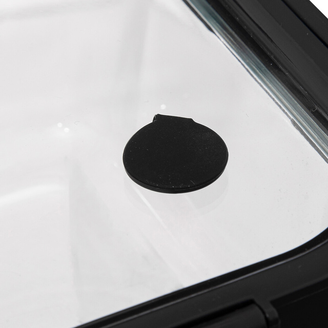 Recipient pentru alimente din sticla cu capac ermetic, transparent