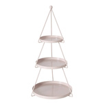 Pateră decorativă cu trei etaje JOGAN în formă de brad, înălțime 46 cm