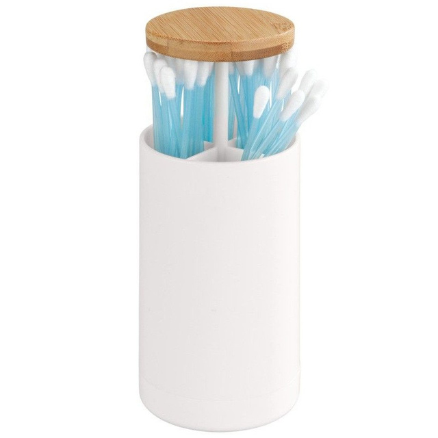 Recipient pentru betisoare urechi LARESA, alb, WENKO