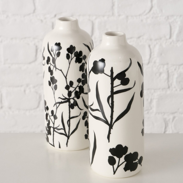 Vază ceramică, pictată manual BERRIES, 18 cm, model 1