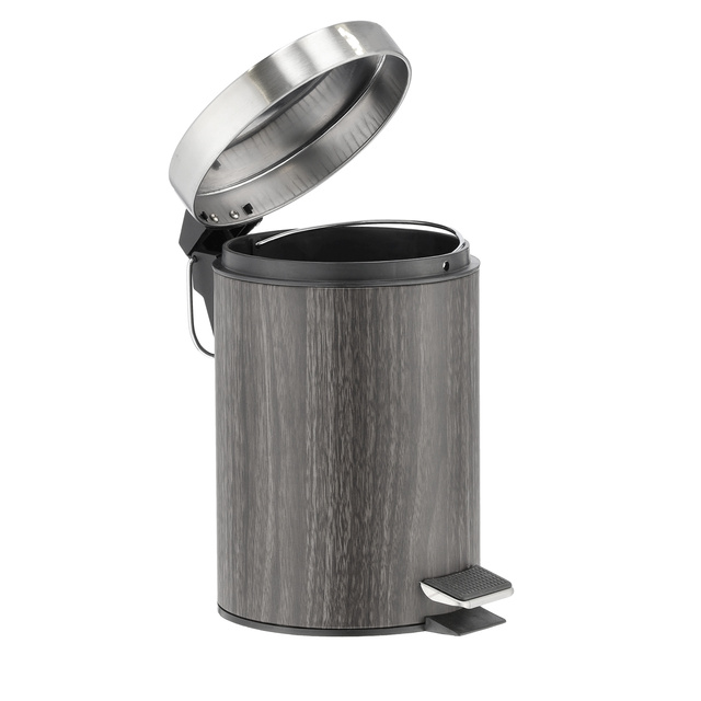 Coș de baie WALNUSS, recipient pentru gunoi - 3 l, ZELLER, maro închis