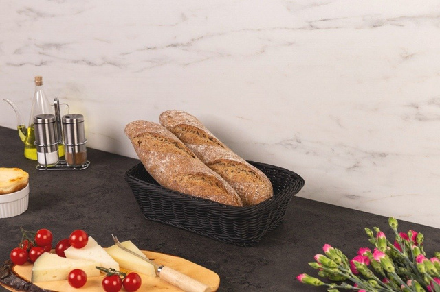 Coș de pâine țesut