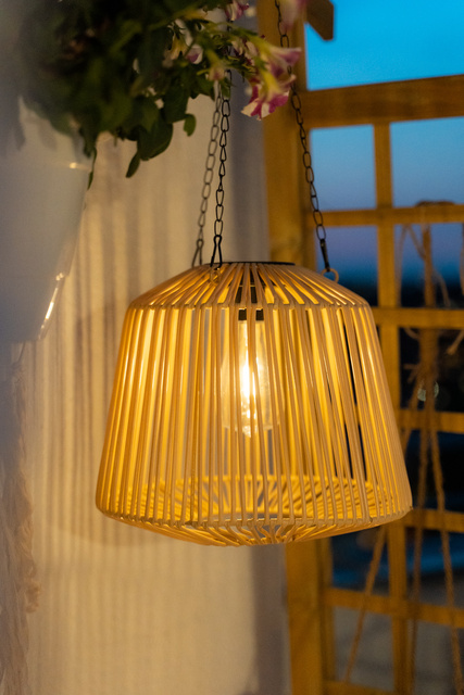 Lampa solara suspendabila Jily, boho, Ø 28 cm