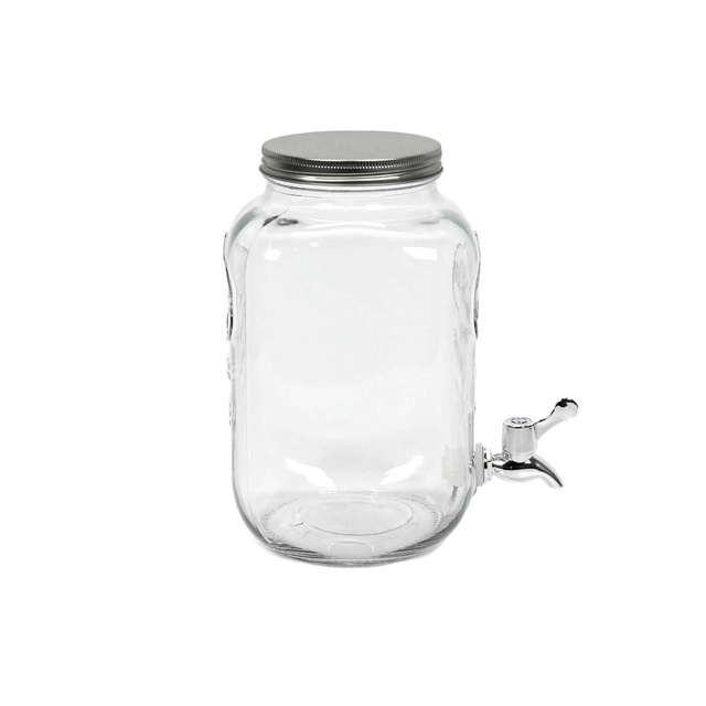 Dozator din sticla pentru sucuri si bauturi, 4 L