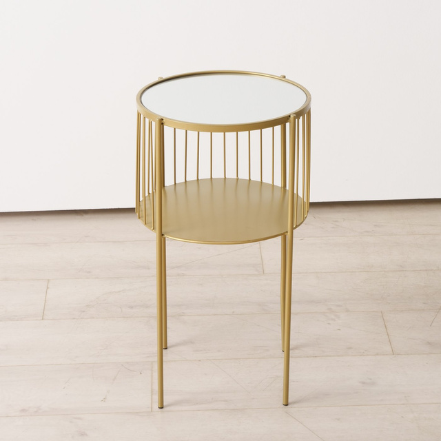 Masuta laterala metalica LOBO, Ø 33 x 55,5 cm