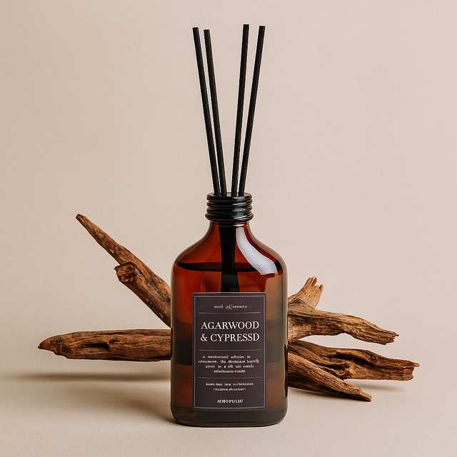 Difuzor de parfum cu bețișoare HOME SCENT, 200 ml, model 4