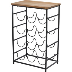 Raft pentru vin pentru 12 sticle