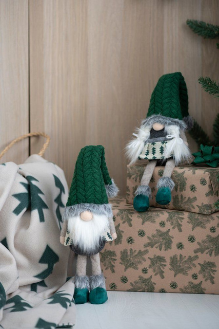 Pătură de Crăciun cu motiv de brăduți, 150 x 200 cm