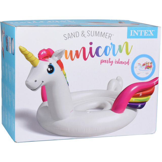 Inel gonflabil mare unicorn, 43 x 30 x 152 cm