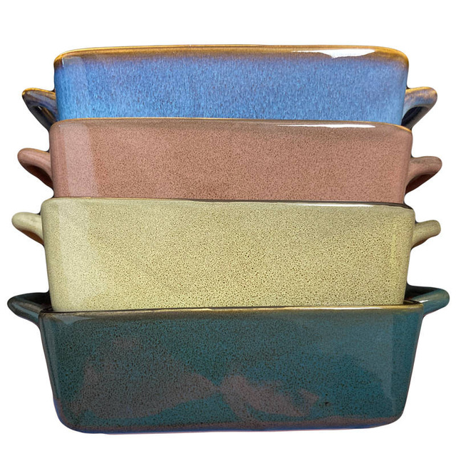 Tava de copt, ceramica, 23,5 x 15 cm