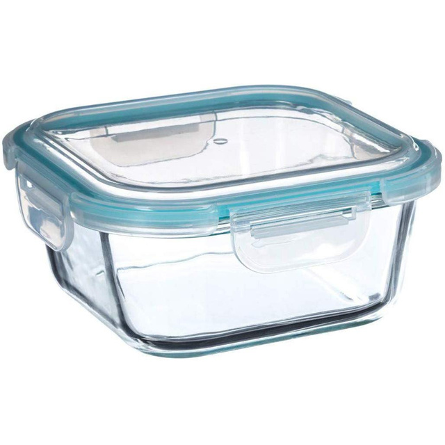 Recipient alimentar din sticlă de 800 ml cu capac