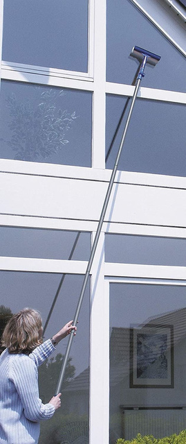 Spălător de geamuri MAXI + mâner pliabil lung, rază de acțiune de până la 3 m