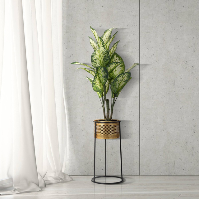 Ghiveci ajurat pe suport, Ø 25 cm