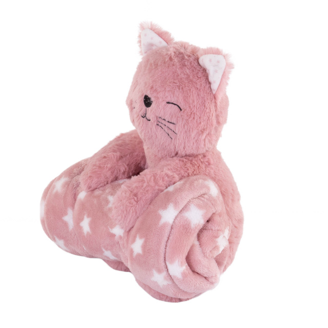 Pătură de lână cu o mascota, 75 x 100 cm