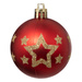 Set globuri cu modele cu sclipici, Ø 6 cm
