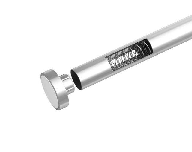 Bara de dus telescopica LUZ, Ø 2,8 cm, 110-185 cm, crom, WENKO