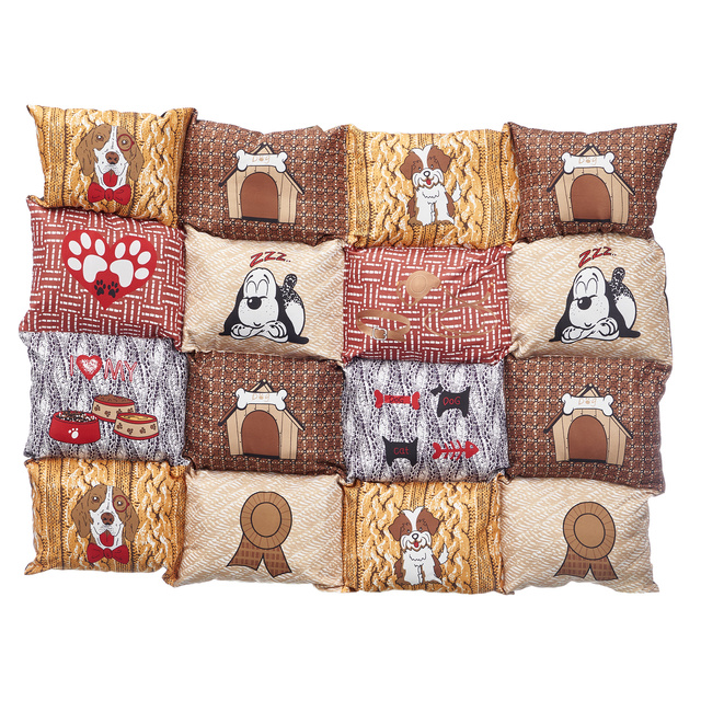 Pat pentru caini, cu fund antiderapant, 65 x 95 cm