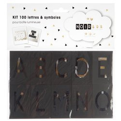 Litere lightbox, 100 de bucăți