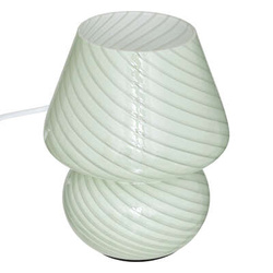 Lampa de masa ciuperca CARA, sticla, Ø 15 cm