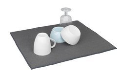 Covor de uscare MIKO, 47 x 40 cm, gri, WENKO