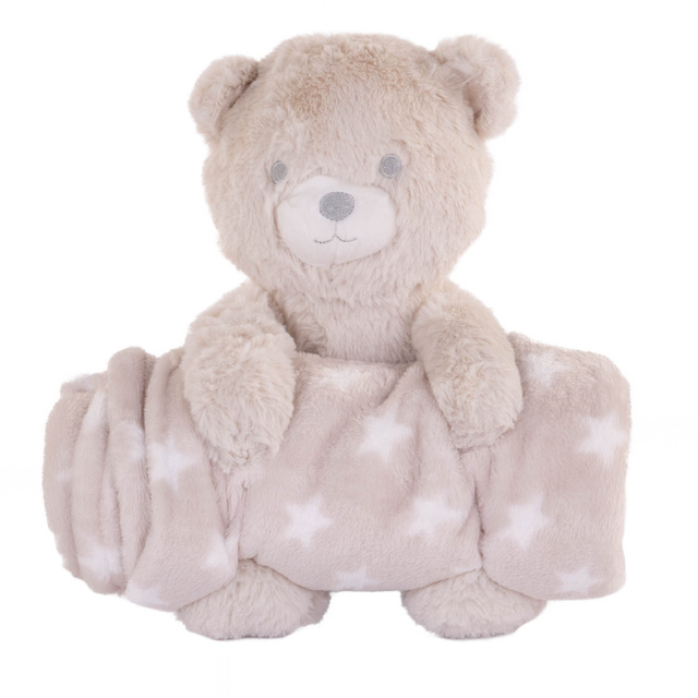 Pătură de lână cu o mascota, 75 x 100 cm