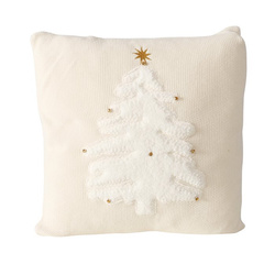 Perna decorativă cu brad JOULU, 50 x 50 cm