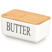 Untieră ceramică cu inscripția BUTTER, 10 x 16,5 x 8,5 cm