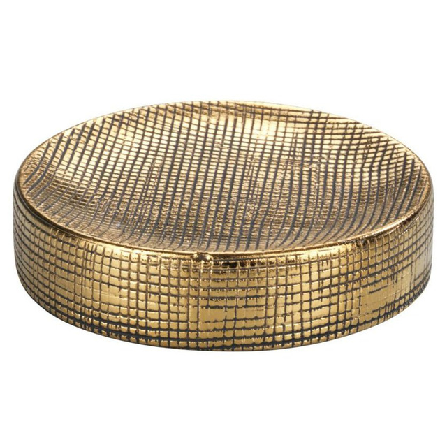 Săpuniera din ceramică RIVARA, auriu, WENKO