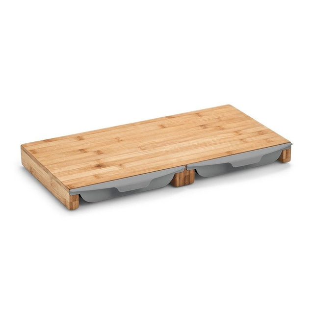 Tocator cu tavi detasabile Zeller, Bambus, 50x28.5x4.5 cm