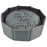 Pat pentru caini si pisici cu perna detasabila AVENTURE, Ø 48 cm