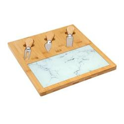 Farfurie de servire branza cu cutite, 5 bucati, 30x28 cm