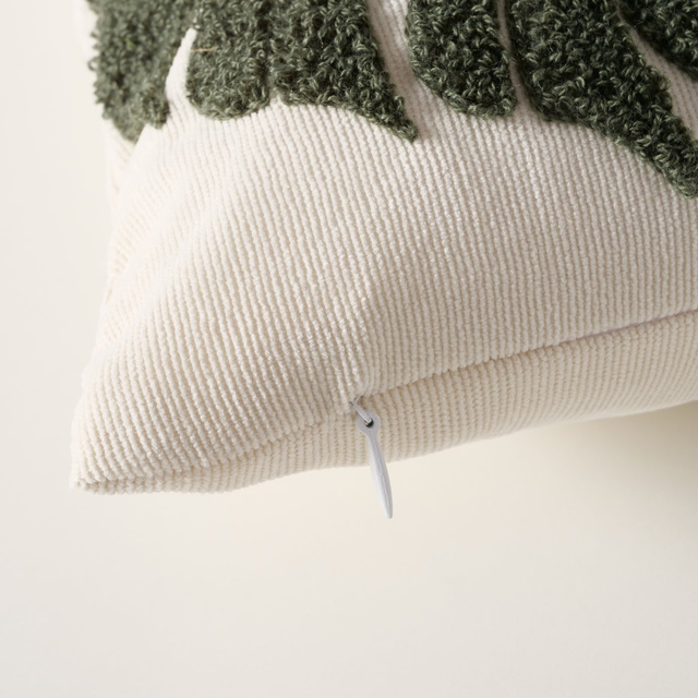 Perna decorativa cu DUBIA monstera, 45 x 45 cm