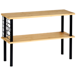 Etajeră de bucătărie din bambus pentru blat, 55 x 20 x 38 cm