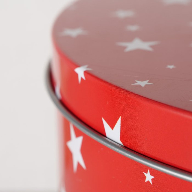 Set de trei cutii de depozitare STERNY, Ø 13,5-20 cm