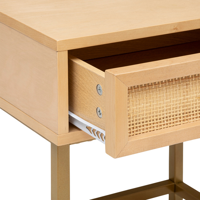 Noptieră RAYO cu 1 sertar și împletitură vieneză