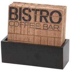 Set 4 coastere Bistro