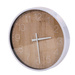 Ceas rotund de perete cu fata din lemn