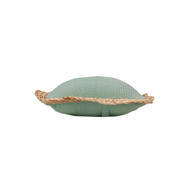 Perna decorativa cu margini din iuta, 30 x 50 cm