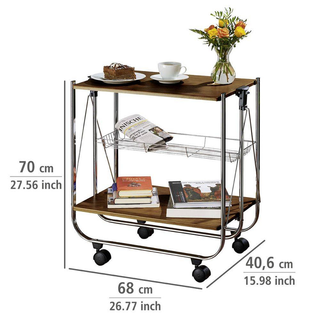 Masa de bar pe roți DELUXE DINETT, WENKO, model 2