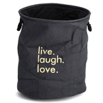 Cos de rufe DENIM, rotund, 60 L