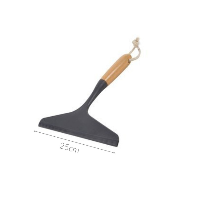 Racleta de geam, 25 cm, cu maner din bambus