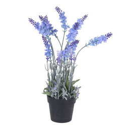 Lavandă artificială în ghiveci, 40 cm