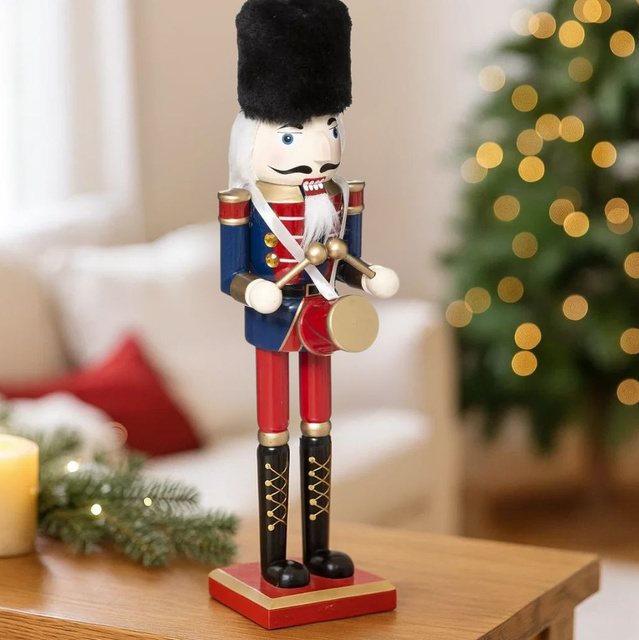 Figurină spărgător de nuci, lemn, 25 cm