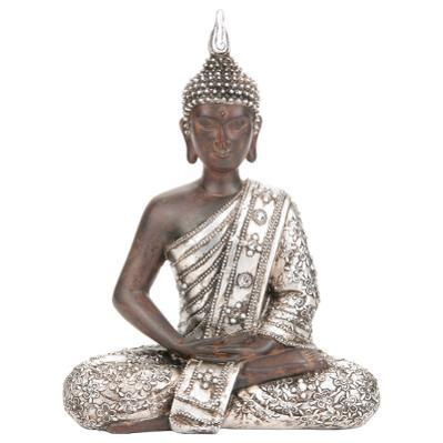 Figurină buddha meditativă, înălțime 29,5 cm