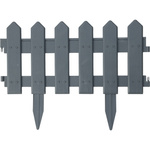 Palisadă de grădină, plastic, 40 x 20 cm