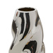 Vază argintie TWISTED SKY, ceramică, înălțime 21 cm